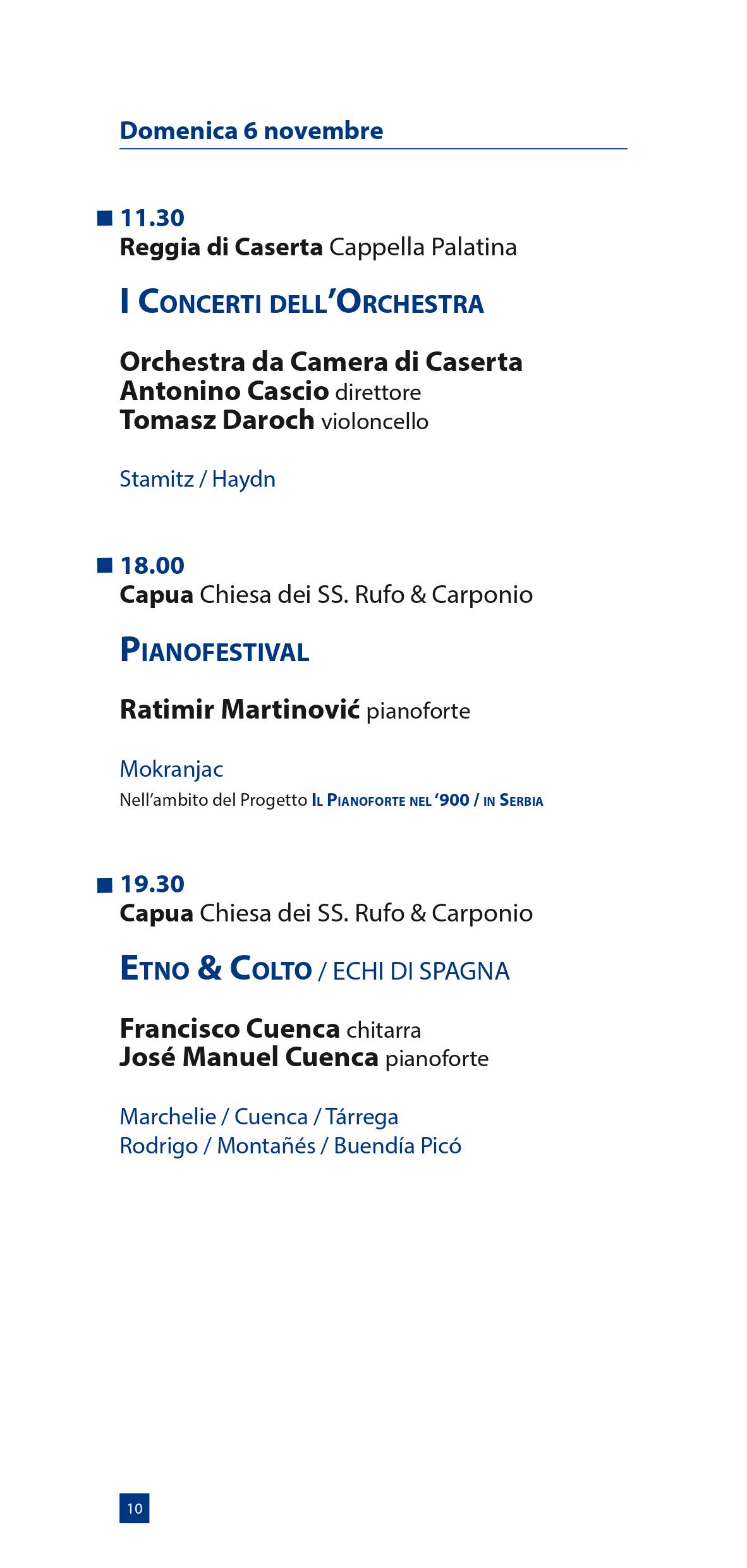 Programma Autunno Musicale 2016