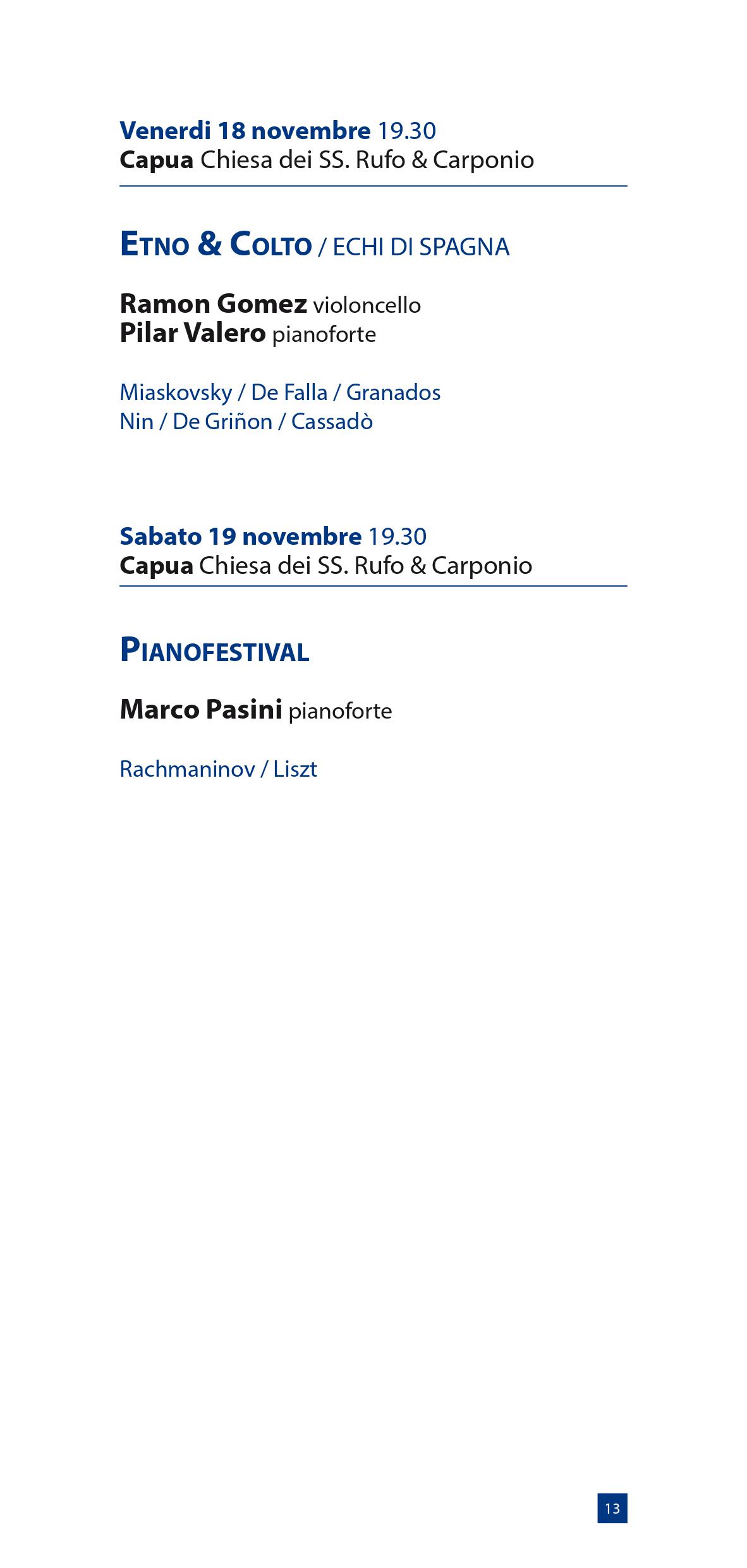 Programma Autunno Musicale 2016