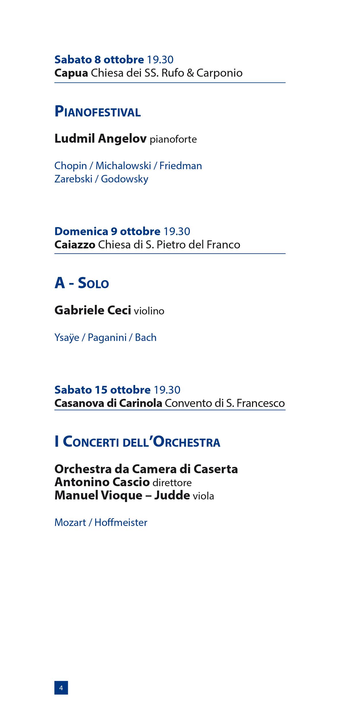 Programma Autunno Musicale 2016